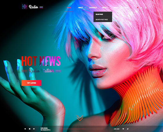 Hit Radio WordPress Theme