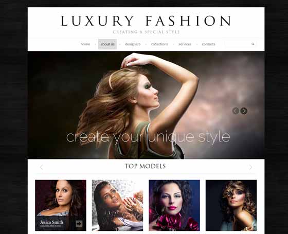 Fashion - free bootstrap template